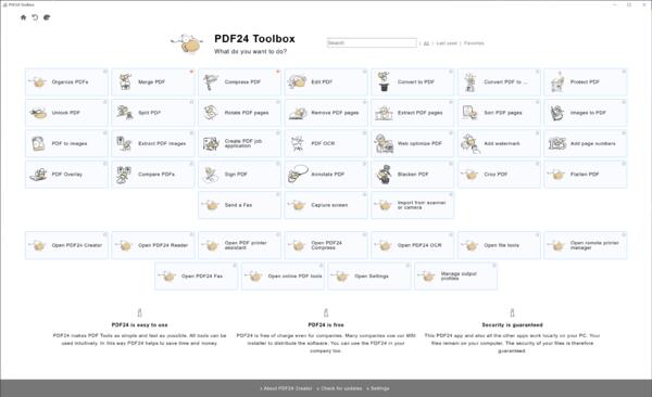 PDF24 Creator 11.14 for windows download