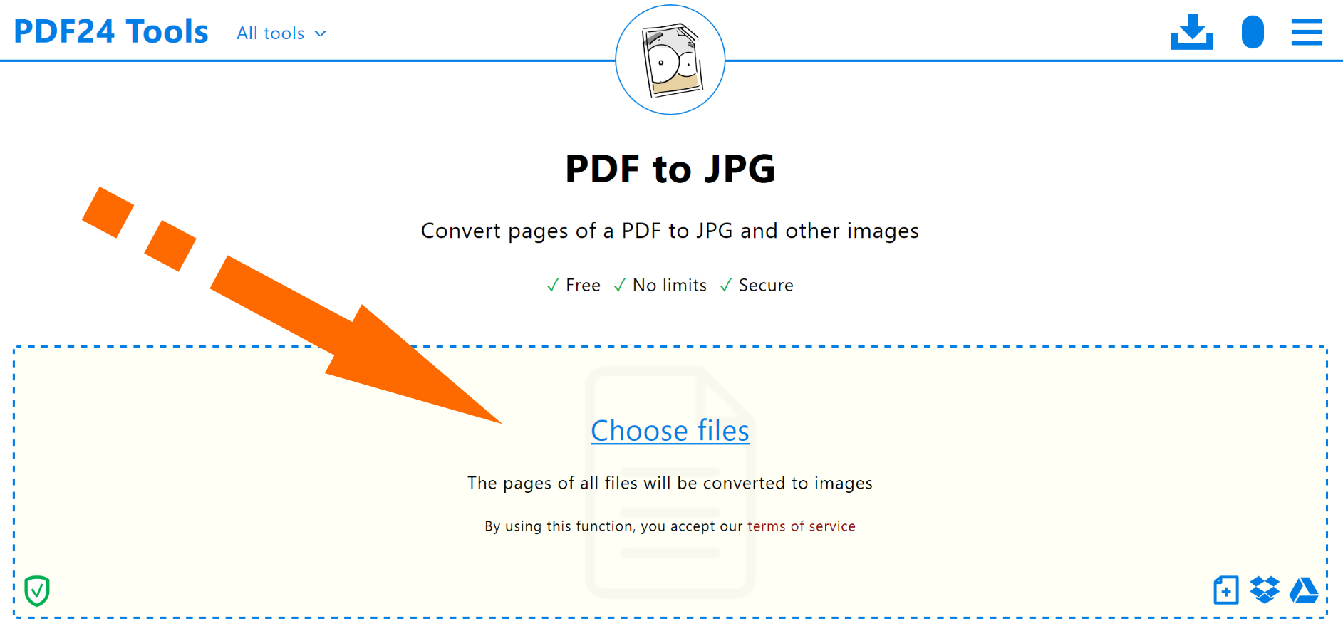 Convert Pdf To Images Quickly Online Free Pdf24 Tools