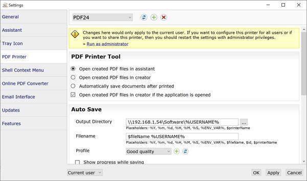 virtual pdf24 pdf printer