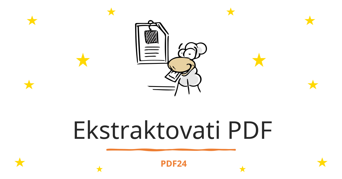 Ekstraktovati pdf brzo online besplatno pdf24