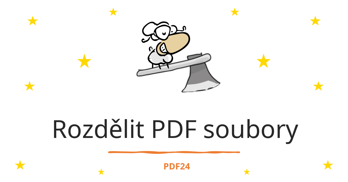 Jak rozdělit velký PDF soubor?
