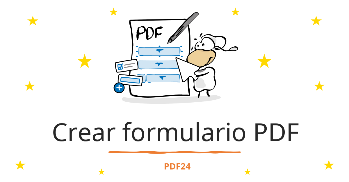 Crear formulario PDF rellenable - 100% gratis y online - PDF24