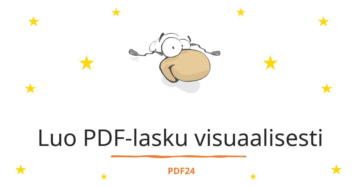 Luo PDF-lasku visuaalisesti - 100% ilmainen ja verkossa - PDF24