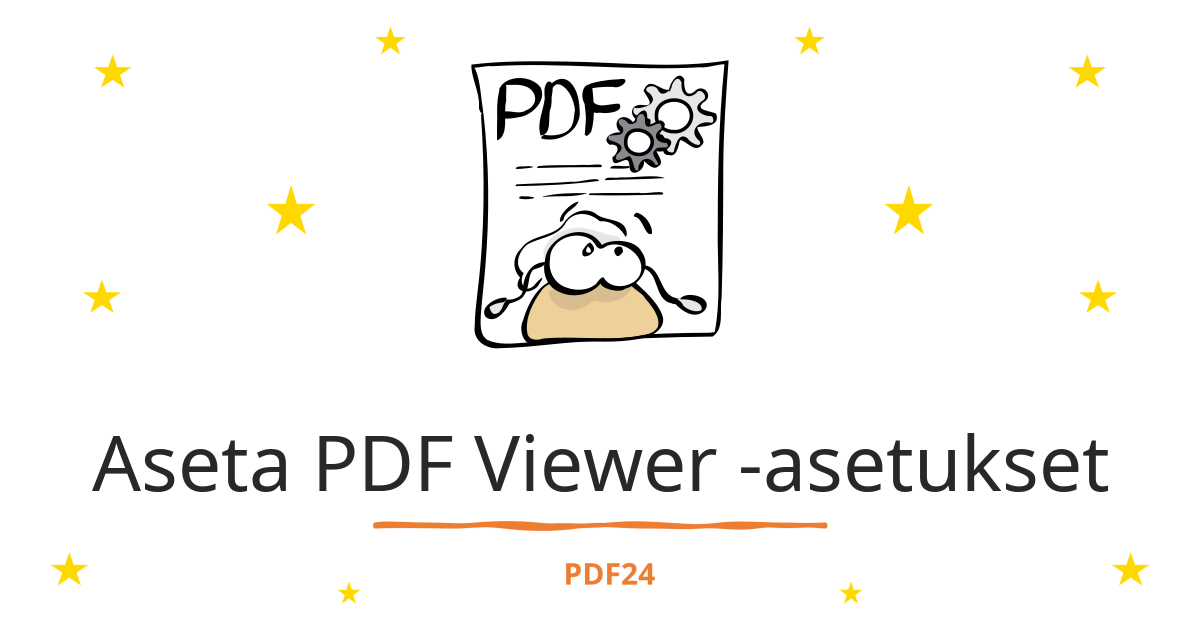 Aseta PDF Viewer -asetukset - 100% ilmainen ja verkossa - PDF24