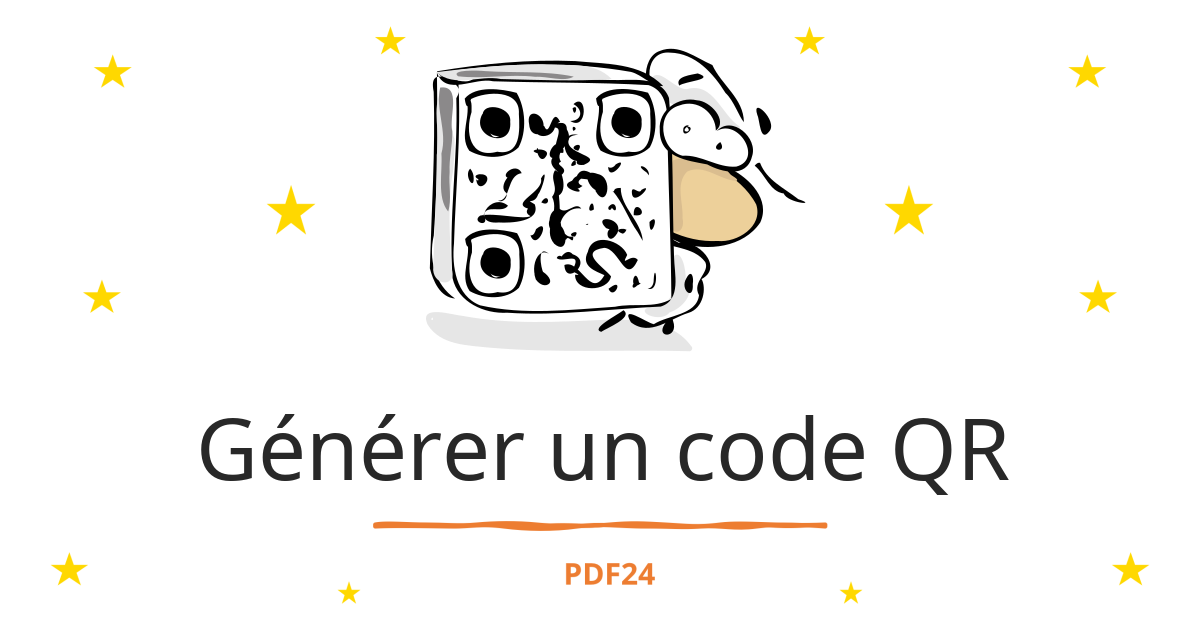 Générer un code QR - 100% gratuit et en ligne - PDF24