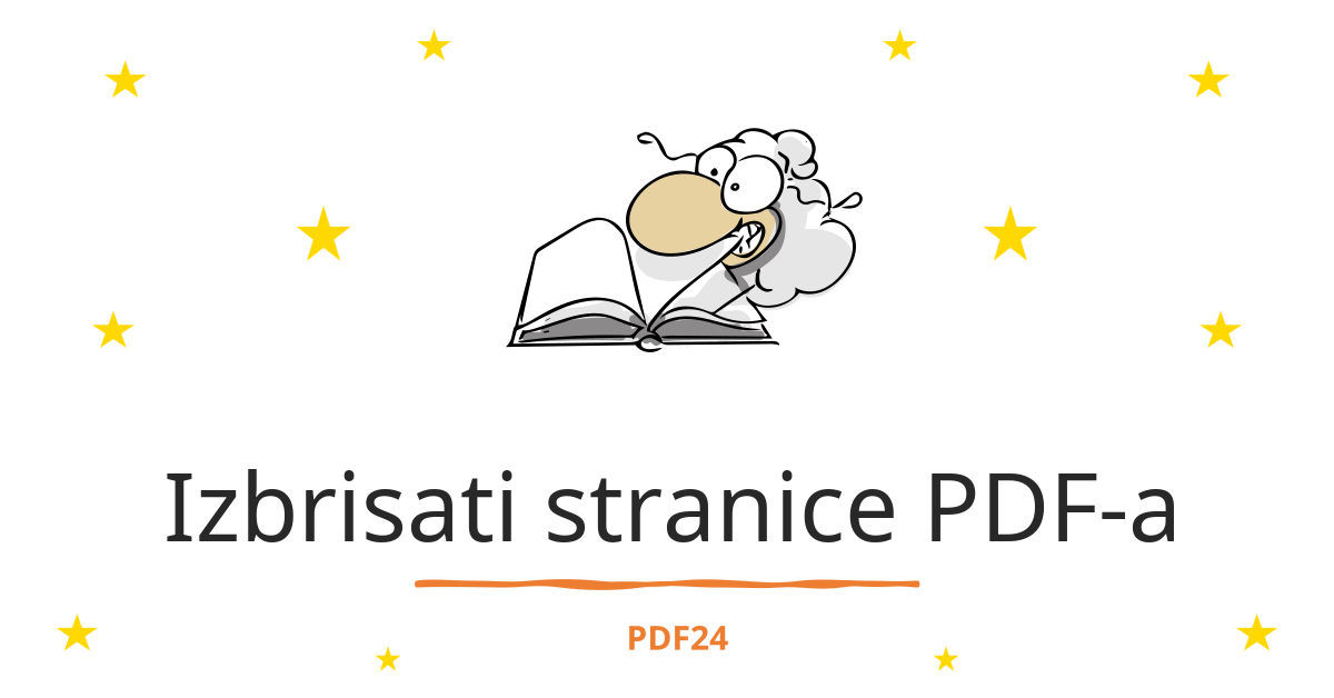 Izbrisati Stranice PDF-a - Brzo, Online, Besplatno - PDF24 Tools