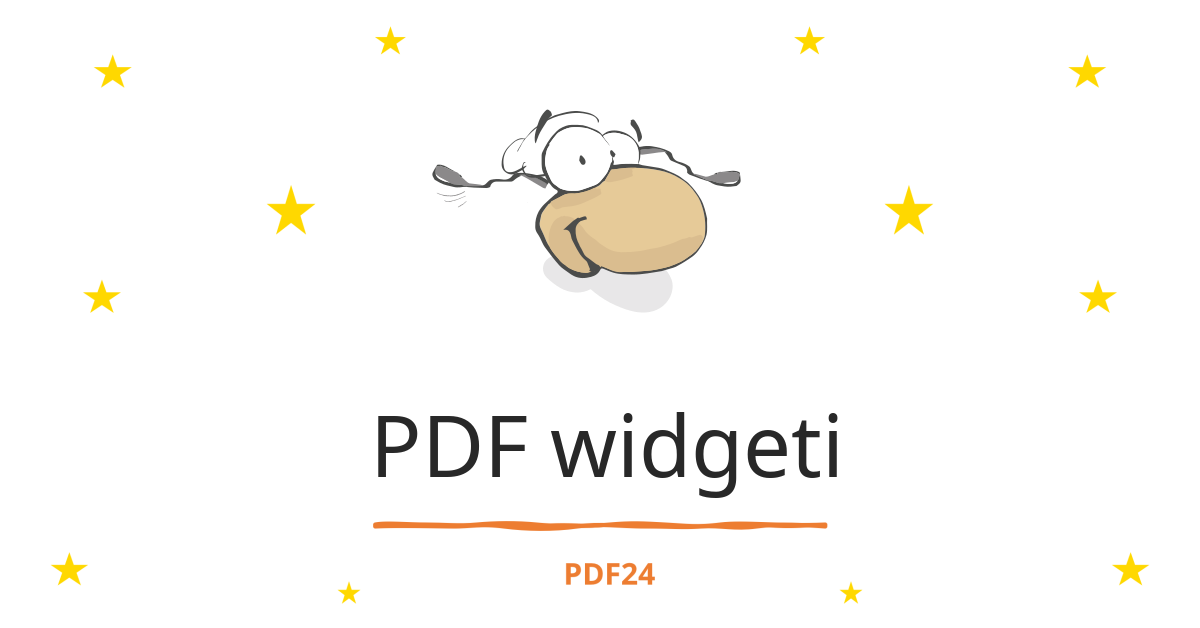 PDF widgeti za vašu vlastitu web stranicu - PDF24