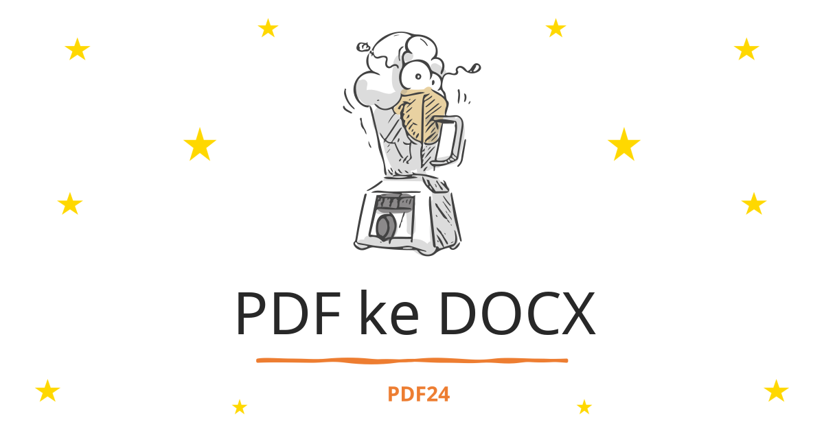 Konverter pdf ke docx cepat online gratis pdf24