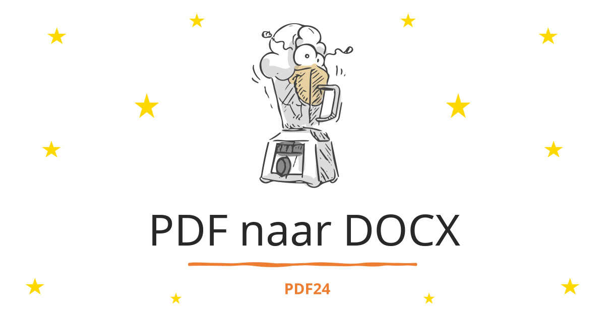 Converteer PDF naar DOCX snel, online, gratis PDF24 Tools