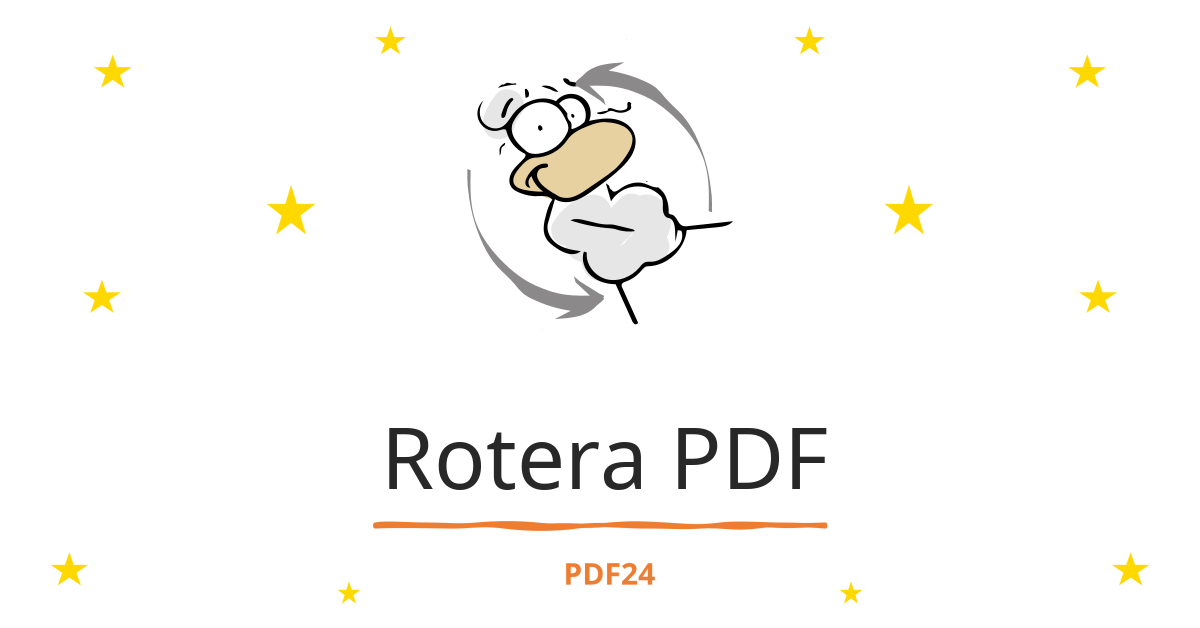 Rotera PDF - snabbt, online, gratis - PDF24
